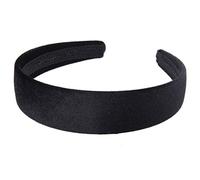 Vdaxvme Cerchietto per capelli da donna in stile semplice, con fascia larga in tessuto tinta unita