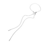Vdaxvme Collana a farfalla da donna 2023 alla moda popolare catena esagerata lunga collare catena catena in vita accessorio, metallo, zirconia cubica