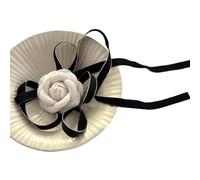Vdaxvme Collana da donna alla moda con fiore di rosa, collana girocollo per donne, collare, catena per matrimonio, matrimonio, temperamento nuziale, gioielli per feste, Panno, Zirconia cubica