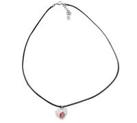 Vdaxvme Collana da donna con ciondolo a forma di fragola, per donne e uomini, alla moda, con ciondolo rotondo a forma di cuore, gioielli per, Strawberry, Acrilico, Zirconia cubica
