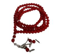 Vdaxvme Collana da donna Tasbih Preghiera Braccialetto Musulmani Rosario Perline Catena a mano Forniture di culto Accessorio Unico Religione Eid, lega di resina, Zirconia cubica