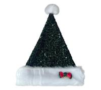 Vdaxvme Decorazioni natalizie Cappello di Natale per eventi festivi paillettes cappello di Babbo Natale cappello per adulto bambino cappello festa festival decorazione