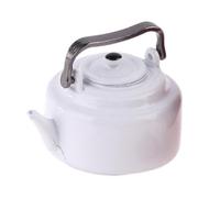 Vdaxvme Dettagliate case delle bambole in miniatura Giocattoli Caldaia Per I Bambini Fare Per Giocare Costruzione In Metallo E Bambini Sicuro Bollitore Giocattoli Domestici In Miniatura