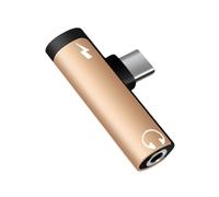 Vdaxvme Doppia funzione Create a 3 5 mm Sound Link con porta di ricarica, miscela di alluminio, piano denso, accordo globale per smartphone, doppia funzione, create, cuffie