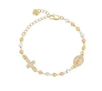 Vdaxvme Elegante cuore dorato e ossidiane croci con catena regolabile per una dichiarazione di moda unica cuore d'oro, Misura unica, come descritto