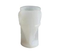 Vdaxvme Face-Less - Stampo in silicone per candele a forma di vecchio, ornamenti epossidici per creare sapone, resina, argilla e decorazioni per la casa