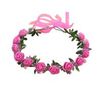 Vdaxvme Fasce per capelli da donna corona di fiori da sposa per forniture per feste di nozze ghirlande floreali corona per capelli ghirlanda per capelli fasce floreali