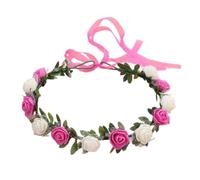 Vdaxvme Fasce per capelli da donna corona di fiori da sposa per forniture per feste di nozze ghirlande floreali corona per capelli ghirlanda per capelli fasce floreali