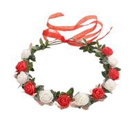 Vdaxvme Fasce per capelli da donna corona di fiori da sposa per forniture per feste di nozze ghirlande floreali corona per capelli ghirlanda per capelli fasce floreali