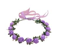 Vdaxvme Fasce per capelli da donna corona di fiori da sposa per forniture per feste di nozze ghirlande floreali corona per capelli ghirlanda per capelli fasce floreali