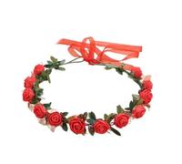 Vdaxvme Fasce per capelli da donna corona di fiori da sposa per forniture per feste di nozze ghirlande floreali corona per capelli ghirlanda per capelli fasce floreali
