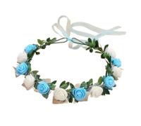 Vdaxvme Fasce per capelli da donna corona di fiori da sposa per forniture per feste di nozze ghirlande floreali corona per capelli ghirlanda per capelli fasce floreali