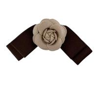 Vdaxvme Fermaglio per capelli a forma di becco d'anatra fatto a mano con fiori, accessorio per capelli per donne e ragazze