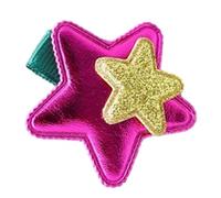Vdaxvme Fermaglio per capelli a forma di stella dolce scintillante carino per capelli a becco d'anatra accessori per capelli per donne ragazze