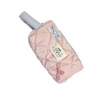 Vdaxvme Grazioso astuccio per matite con fiocchi estetici, astuccio per matite con cartoni animati, grande capacità, borsa per il trucco, scuola, Colore 4, 20*10cm