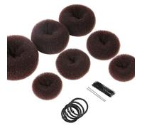 Vdaxvme Leggero Deft Creatore di Chignon Fasce Per Capelli Multicolore Moda Veloce Acconciatura Deve Avere Strumento Vintage Riutilizzabile Panino Former