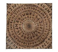 Vdaxvme Modello Astrologia Altari Panno Tarocchi Tovaglia Divinazioni Carte Tovaglia Arazzo Stregoneria Forniture