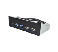 Vdaxvme MultiPorts USB 3.1 Hub Pannello Frontale 5.25" ROM Bay per Desktop ROM Bay