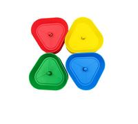 Vdaxvme Porta carte da gioco a 4 luci per triangolo a forma di mani libere, base pigra gioco organizza le mani