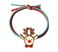 Vdaxvme Ragazze Cartoon Elastico Capelli Cravatte Testa Capelli Cravatta Fasce Corde Ragazze Coda di cavallo Titolari di Natale