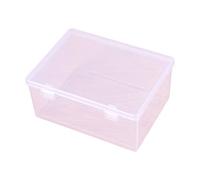 Vdaxvme Scatola portaoggetti per gioielli pratica scatola trasparente con coperchio Piccoli contenitori Contenitore trasparente per organizzare scatola trasparente con coperchio Scatola di