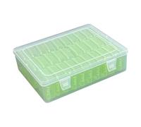 Vdaxvme Scatola portaoggetti trasparente multiuso in plastica robusta per scrivania, con 30 scomparti, accessori per l'organizzazione della casa, casa, vetrina per gioielli, Taglia unica, come