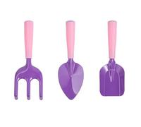 Vdaxvme Set di attrezzi da giardinaggio con pala quadrata a punta e rastrelli per giochi all'aperto con sabbia e attività in spiaggia Piccolo set di attrezzi da giardiniere