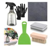 Vdaxvme Set Strumenti per La Pulizia Marcatori Tombe Delicato sulle Superfici in Pietra 7 in Microfibra per La Pulizia della Pietra Tombale dei Graniti con Microfibra