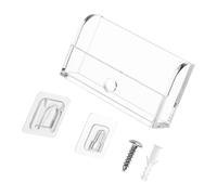 Vdaxvme Supporto da parete per telecomando da garage, staffa in acrilico per chiavi e apri dal design sicuro salvaspazio, organizer da parete