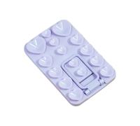 Vdaxvme Supporto per telefono con ventosa in silicone con modalità orizzontale e verticale, per un montaggio sicuro sul tavolo, supporto pieghevole stabile