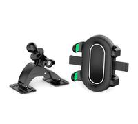 Vdaxvme Supporto per telefono da auto in ABS con base da 17 mm e design antivibrazione per dispositivi da 4 a 6,7 pollici Supporto per telefono da auto