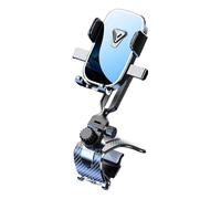 Vdaxvme Supporto per telefono girevole a 360 gradi con impugnatura in silicone antiscivolo e pulsante di sgancio rapido per dispositivi da 4,7 a 6,9 pollici Supporto per telefono da auto