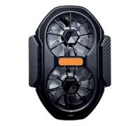 Vdaxvme Ventola di raffreddamento portatile del radiatore del telefono cellulare con doppi flussi d'aria per giochi all'aperto Vlog Live Streaming Game