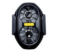 Vdaxvme Ventola di raffreddamento portatile del radiatore del telefono cellulare con doppi flussi d'aria per giochi all'aperto Vlog Live Streaming Game