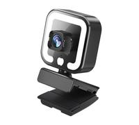 Vdaxvme Webcam 1080 P Auto per la messa a fuoco Web USB Desktop Ruota Fotocamera Insegnamento dal vivo Lezioni dal vivo per PC Computer per W MICR
