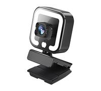 Vdaxvme Webcam 1080 P Auto per la messa a fuoco Web USB Desktop Ruota Fotocamera Insegnamento dal vivo Lezioni dal vivo per PC Computer per W MICR