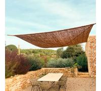 VDC Candela ombreggiante in fibra di cocco/tenda vela/tessuto ombreggiato/rete ombreggiata/giardino/cortile/terrasa/100% naturale ed ecologico/60% ombra (3X4)