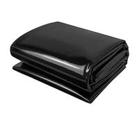 VDCVADKYE Fodera per laghetto, Rivestimento for laghetto HDPE 0,12 mm, Nero, Impermeabile, Resistente ai Raggi UV, antiforatura, antistrappo, Flessibile, Varie Misure(3.5x4.0m)