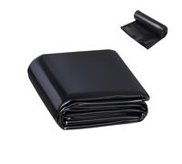 VDCVADKYE Fodera per laghetto, Rivestimento for laghetto in HDPE for Pesci Koi, Anatre, Paesaggio Acquatico, Nero, Diverse Misure(7X7m)