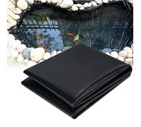 VDCVADKYE Fodera per laghetto, Rivestimento for laghetto in HDPE for Pesci Koi, Anatre, Paesaggio Acquatico, Nero, Diverse Misure(7x11.5m)