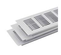 VDCVADKYE griglia aerazione rettangolare, 1 pz. Lega di alluminio traspirante maglia rettangolare armadio aria sfiato scarpiera armadio prese d'aria di raffreddamento(150x500mm)