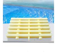 VDCVADKYE Griglie di Scarico per Piscina, Griglie di drenaggio for Piscine Griglia di drenaggio in plastica ABS Beige Larghezze Multiple Confezione da 1 2 4 6 10(Beige-9.8in,2pcs)