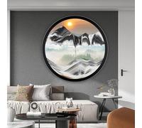 VDCVADKYE Pittura di Sabbia Scorrevole, Pittura di Sabbia in Movimento, Pittura murale con Rotazione a 360 Gradi, Diverse Dimensioni(L,17.3IN)