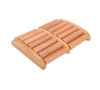 VDCVADKYE Poggiapiedi da scrivania, Poggiapiedi in legno sotto la scrivania, poggiapiedi, rullo massaggiante naturale, diverse misure(28 * 21 * 4.3cm)