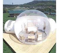 VDCVADKYE Tenda Gonfiabile Trasparente a Bolle, Tenda Gonfiabile a Bolle con Servizi igienici for Campeggio, osservazione delle Stelle, 2 ventilatori, Kit di Riparazione(5m)