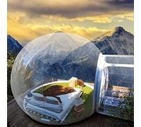 VDCVADKYE Tenda Gonfiabile Trasparente a Bolle, Tenda Gonfiabile a Bolle Trasparente da 5 m for osservare Le Stelle, for 3-5 Persone, con Ventilatore e Pompa dell'Aria
