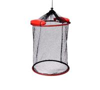 VDCVADKYE Trappola Pieghevole in Rete, Cestino da Pesca Rete Galleggiante Pieghevole 25x(30-90) cm(25x60cm)