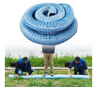 VDCVADKYE Tubo Flessibile per drenaggio sotterraneo, Tubo di drenaggio Francese Perforato da 3 Pollici for infiltrazione for Giardino, Lunghezze Multiple(Long 30m(98.4ft))