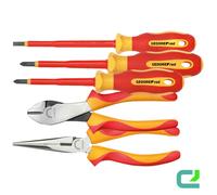 Vde-Werkzeugsatz 2xZange + Ph + Sl 5-teilig GEDORE R39002005