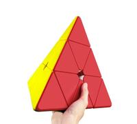 Vdealen Cubo Magico Pyraminx Cubo Puzzle Piramidale Tornitura Veloce E Regolare Giocattolo da Viaggio Twist per Bambini